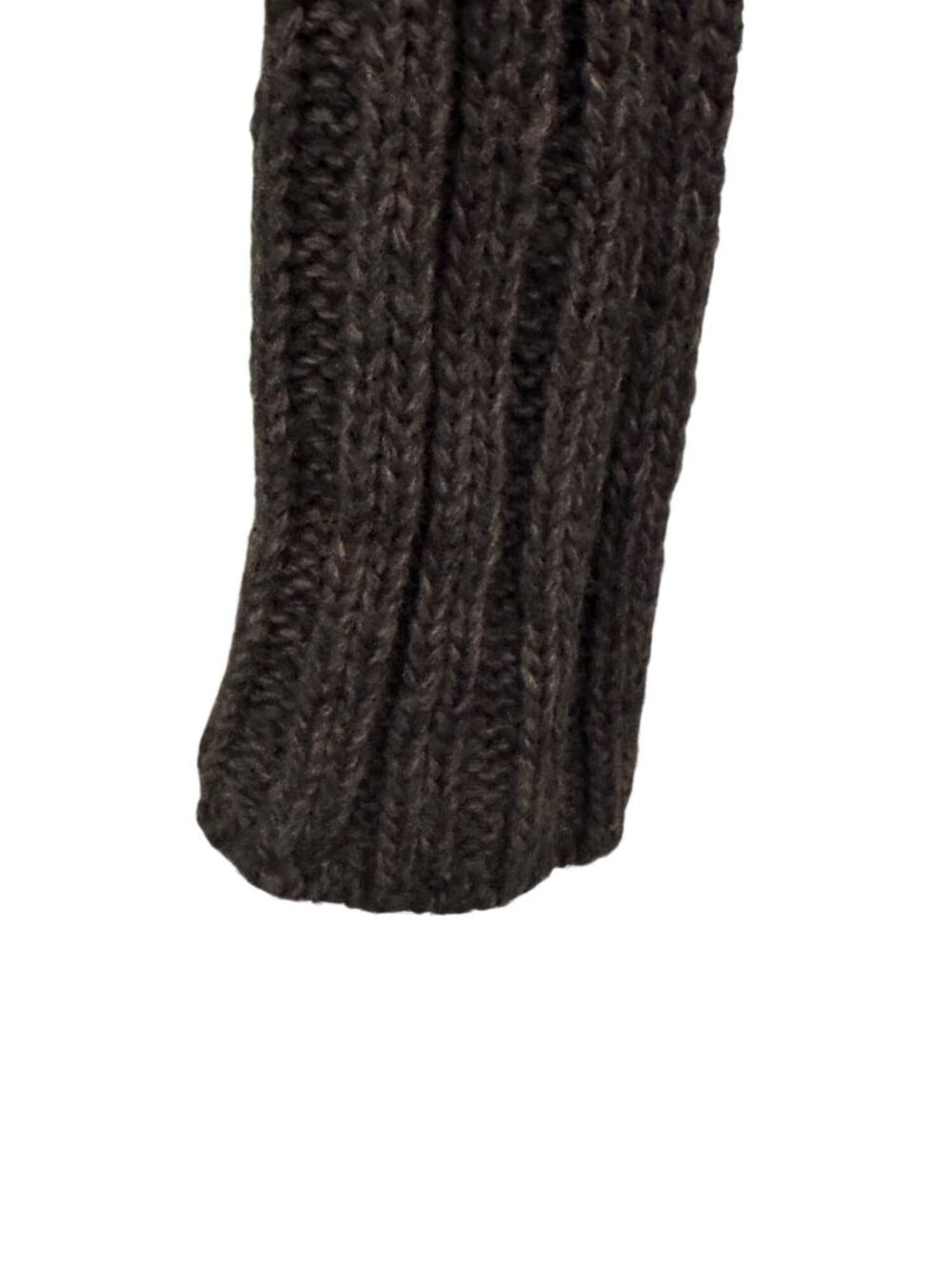 Berretti Womens Small Cable Knit Button-Up Sweater Wool Blend Brown - Picture 6 of 8